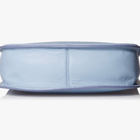 Kate Spade Orchard Street Hemsley blue dawn pebbled leather crossbody w/ tassels - Picture 5 of 14